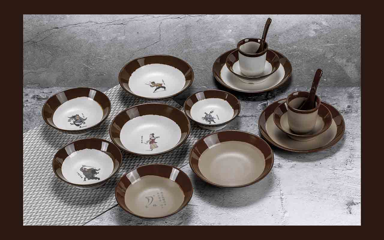 复古土窑餐具套装