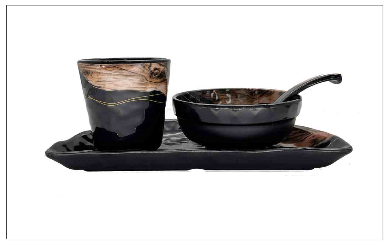 酒店碗碟套 乐动注册摆台四件套组合