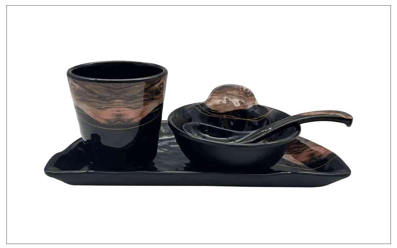 日式复古酒店饭店碗碟套摆台组合套装