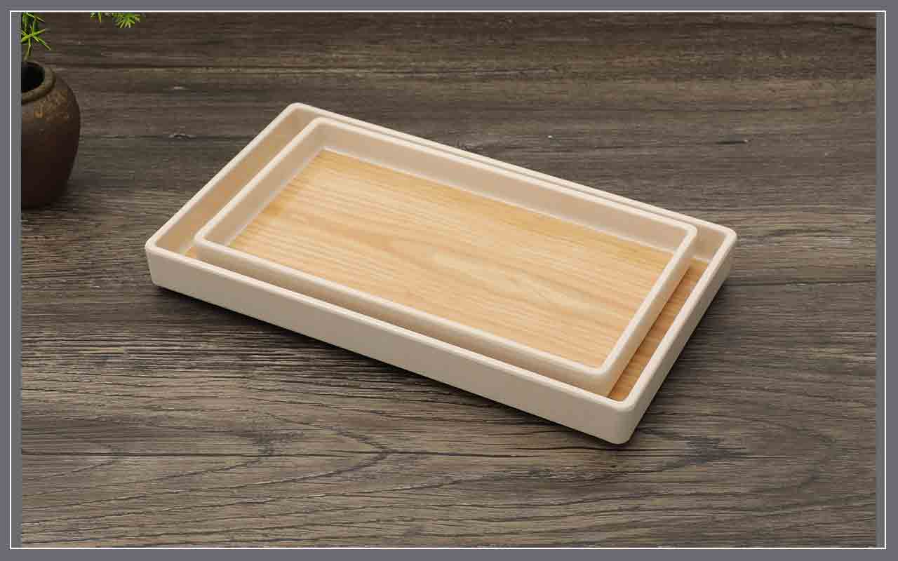 10寸长方托盘