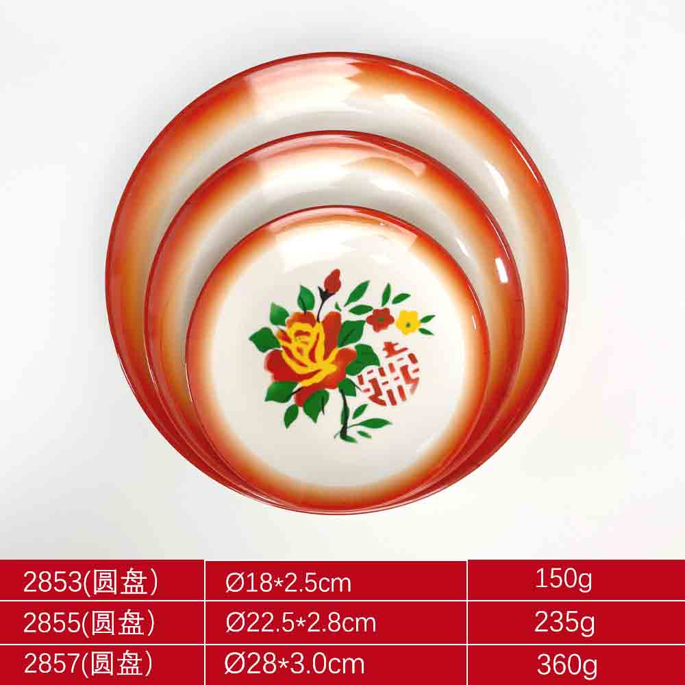 80年代复古喜字盘