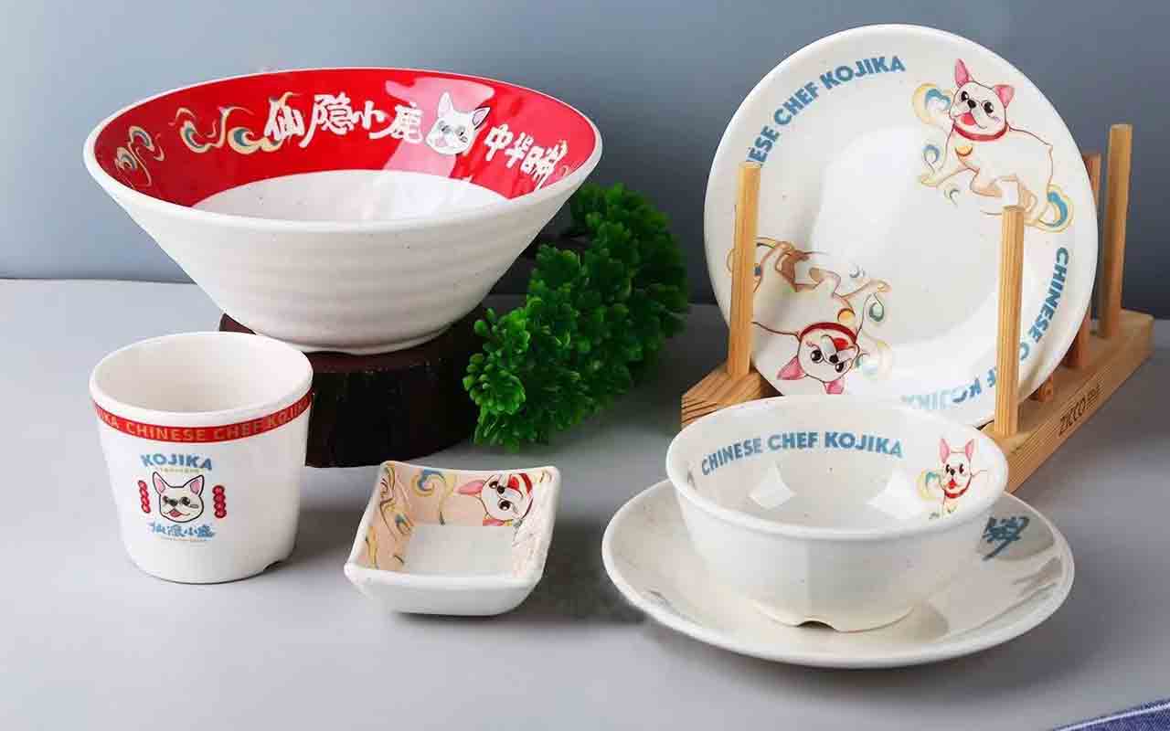 仙隐小鹿餐具定制款