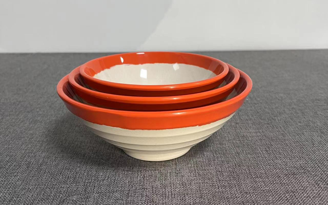 爱马仕橙乐动注册材质的碗