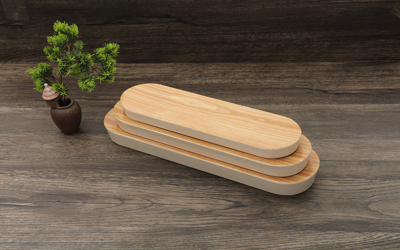 仿陶瓷木纹餐具