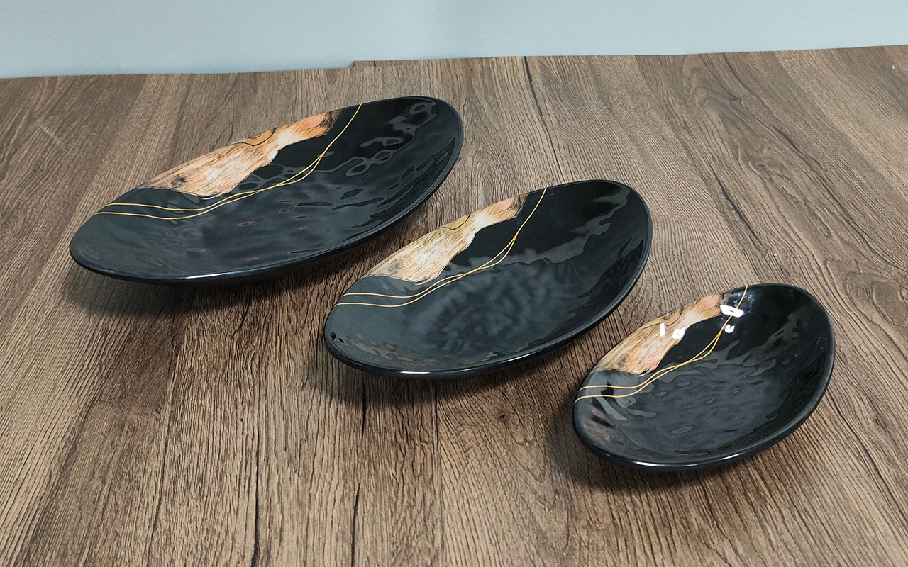 火锅餐具-船型盘