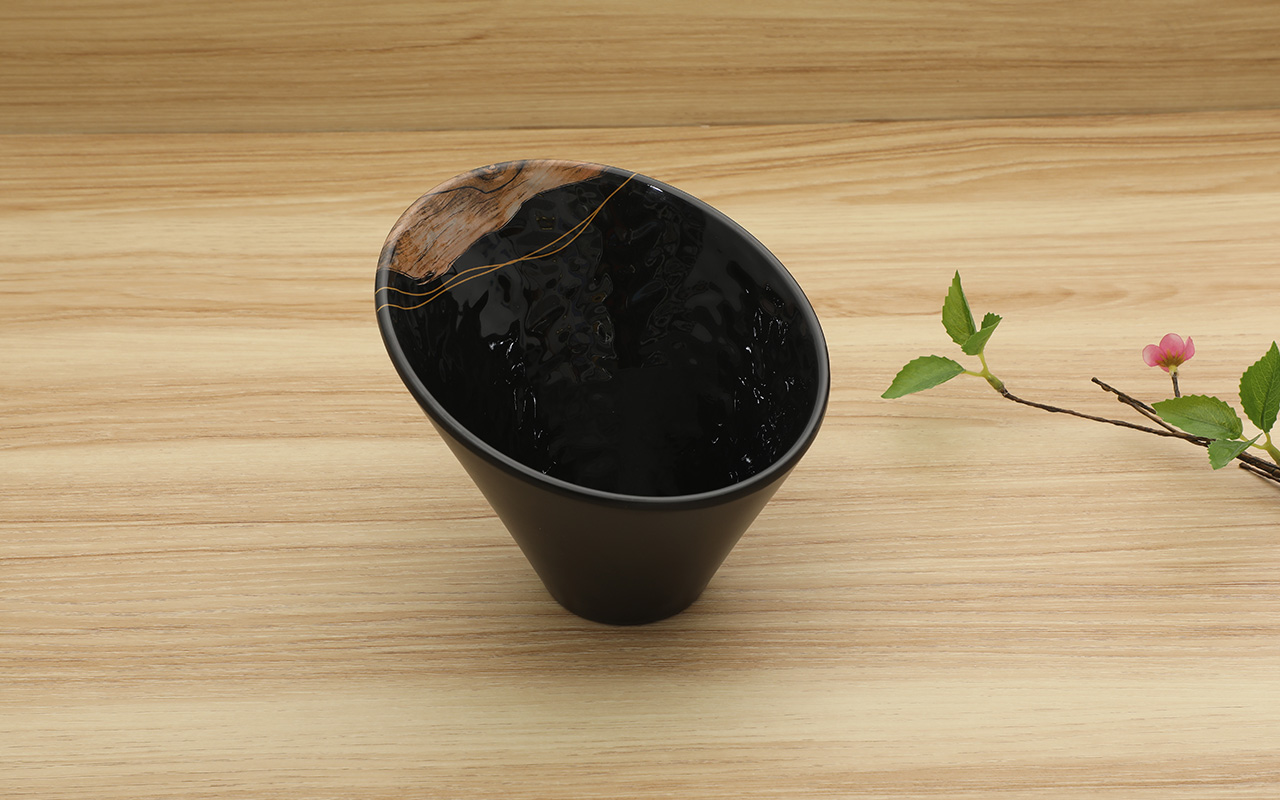 火锅餐具 斜口碗