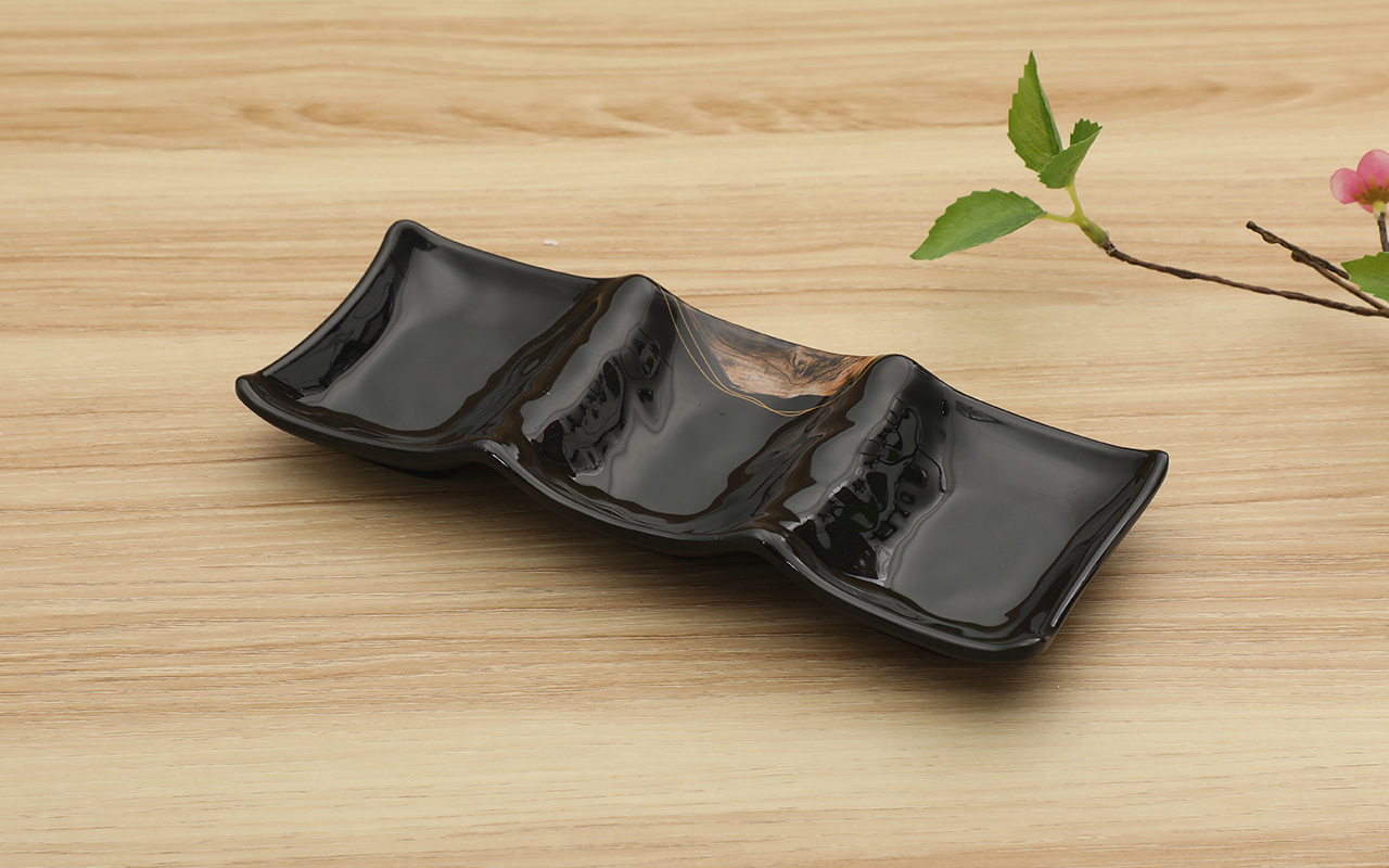 火锅餐具 三格碟